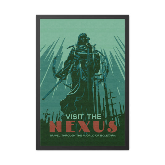 Visit The Nexus Travel Poster (Framed)
