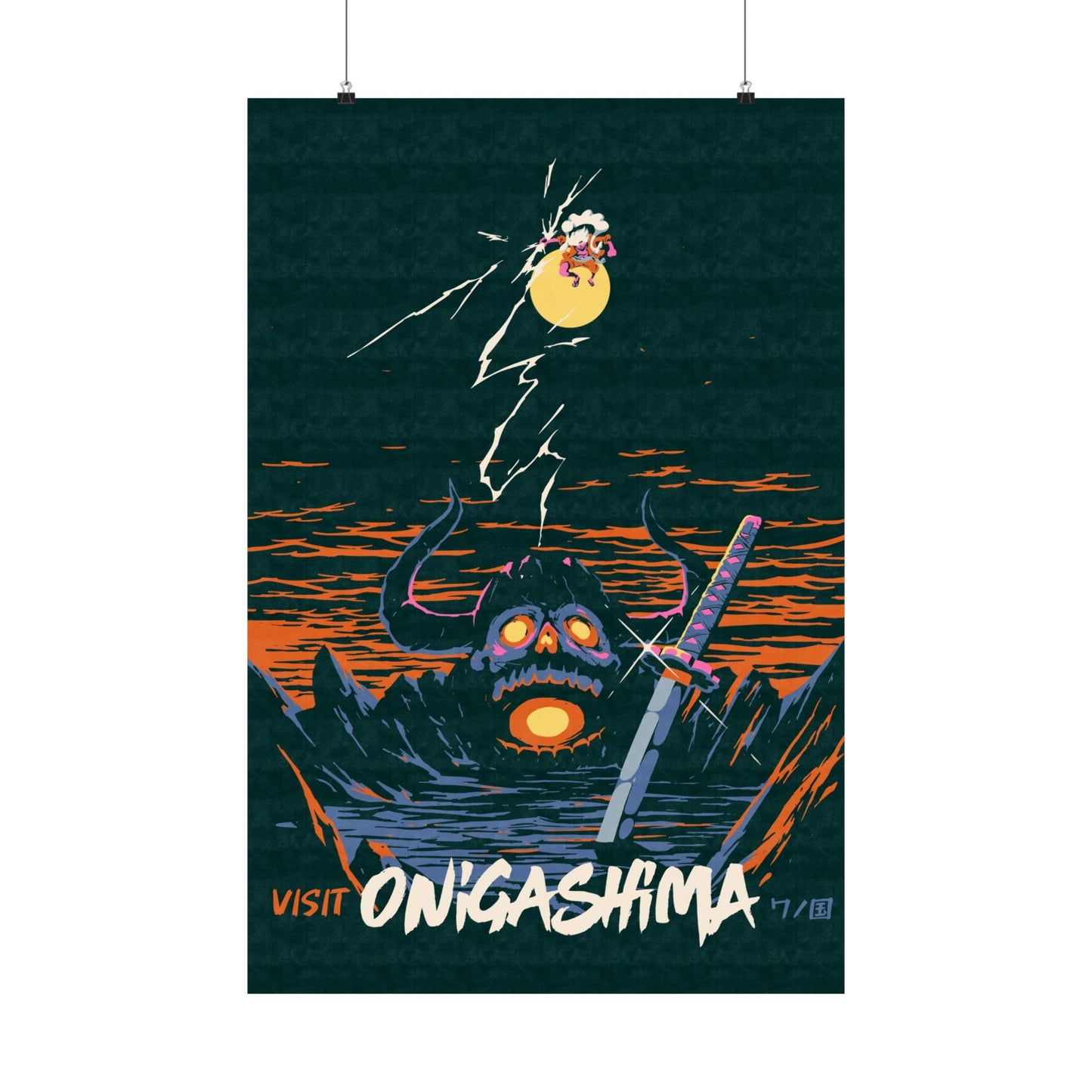 Visit Onigashima Travel Poster