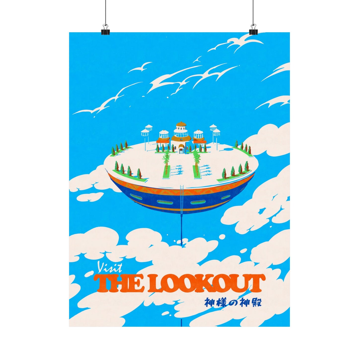 Visit The Lookout Travel Poster