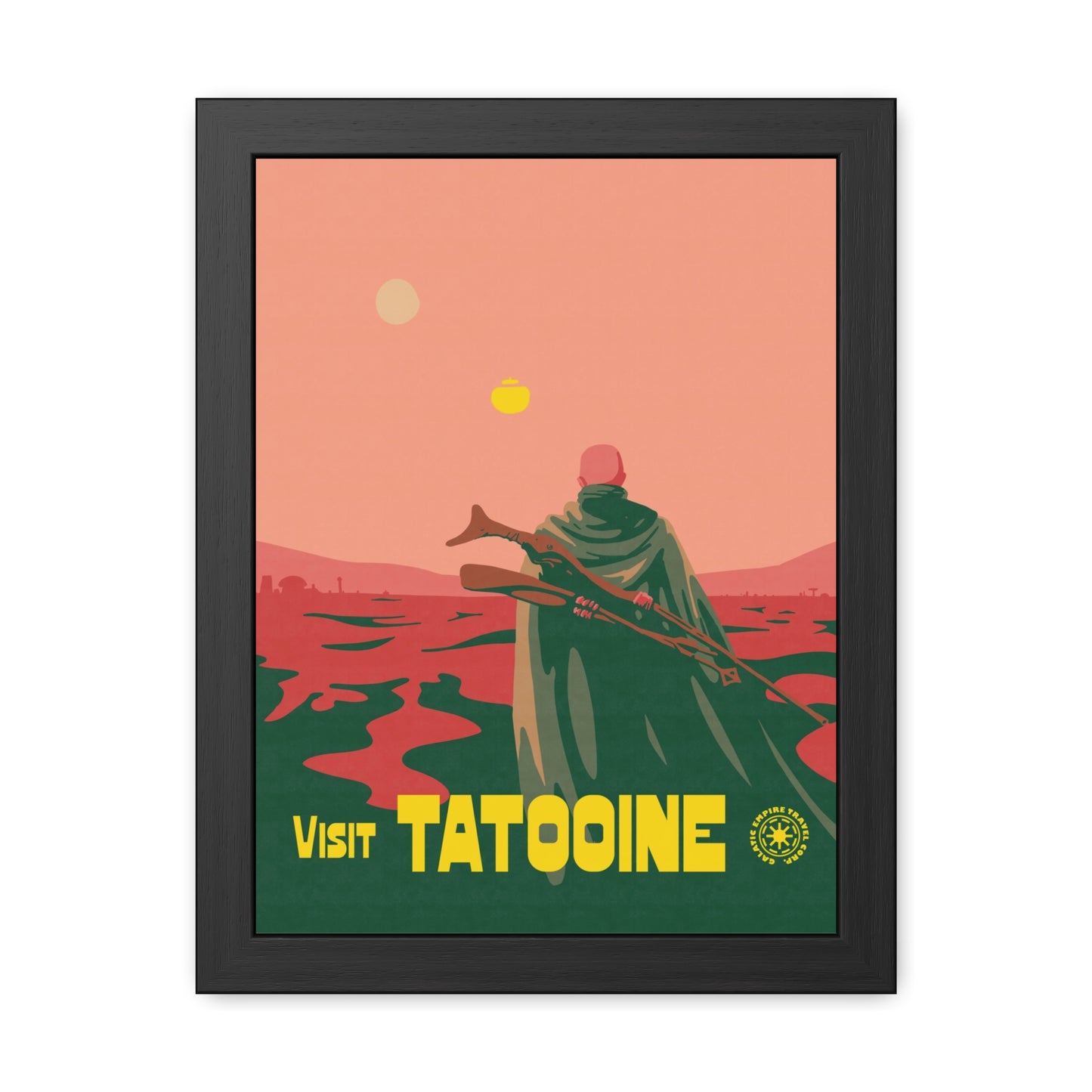 Visit Tatooine Poster (Framed)
