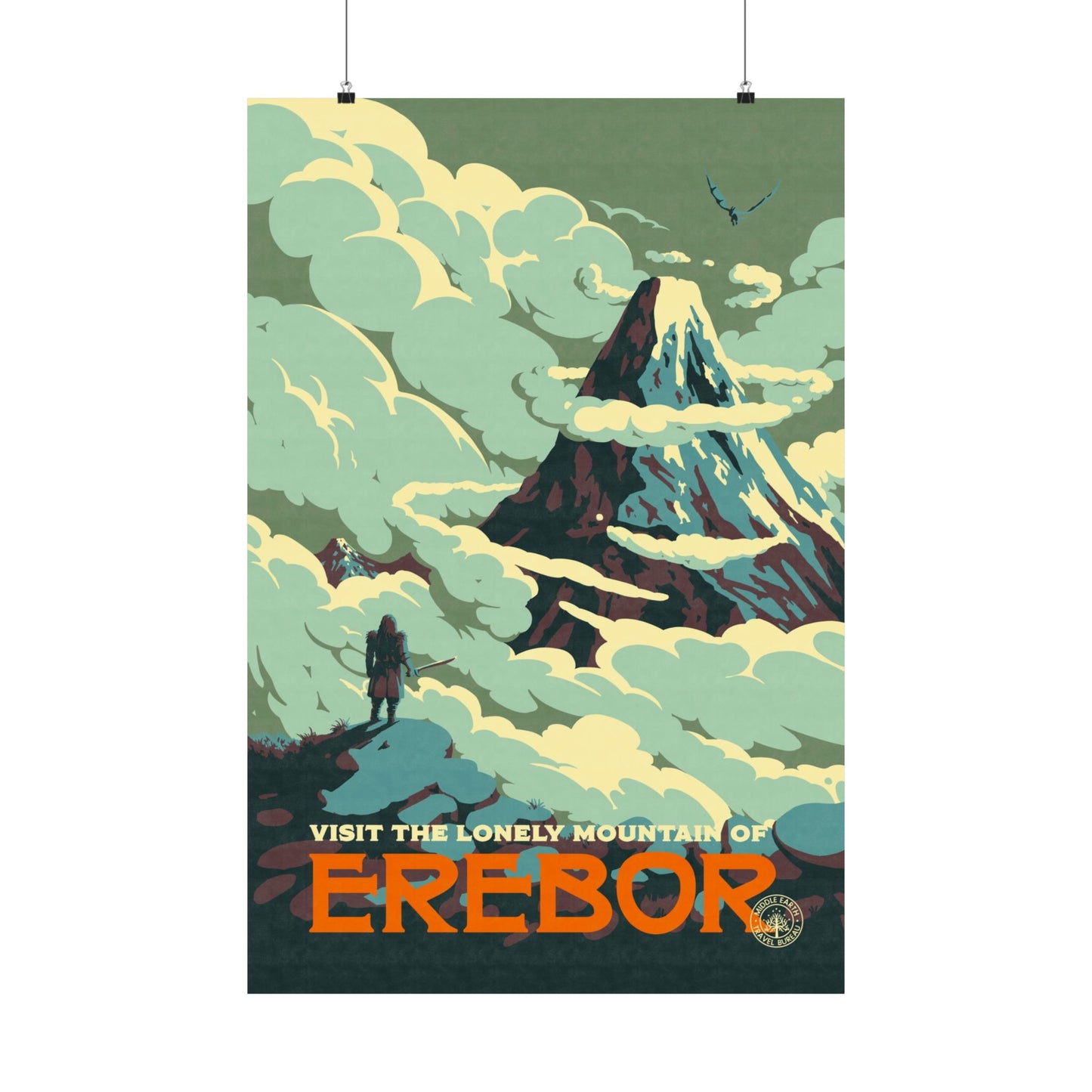 Visit Erebor Travel Poster
