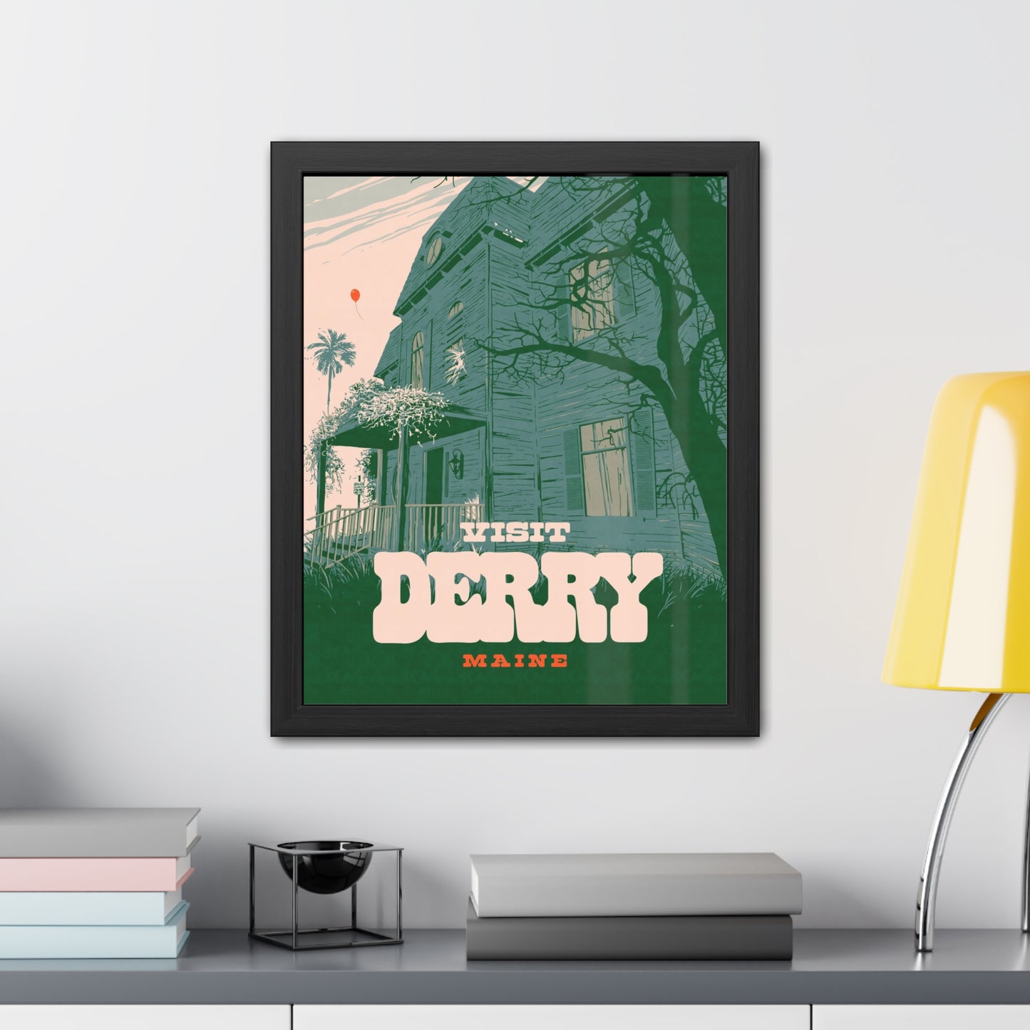Visit Derry Travel Poster (Framed)