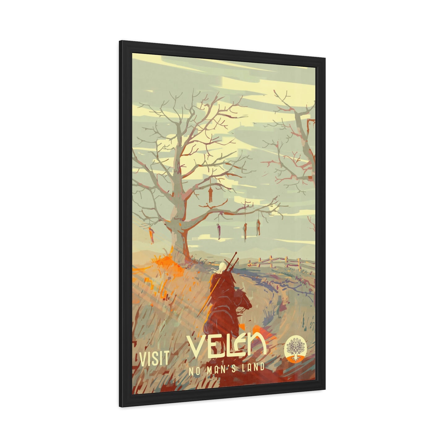 Visit Velen Travel Poster (Framed)