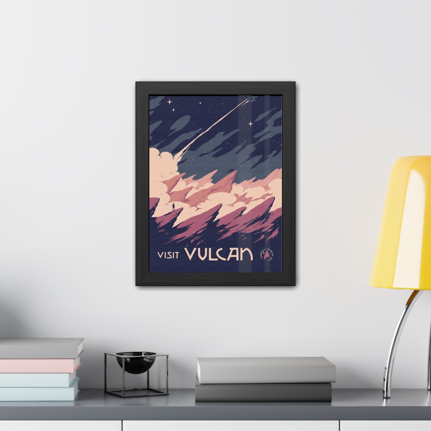 Visit Vulcan Travel Poster (Framed)