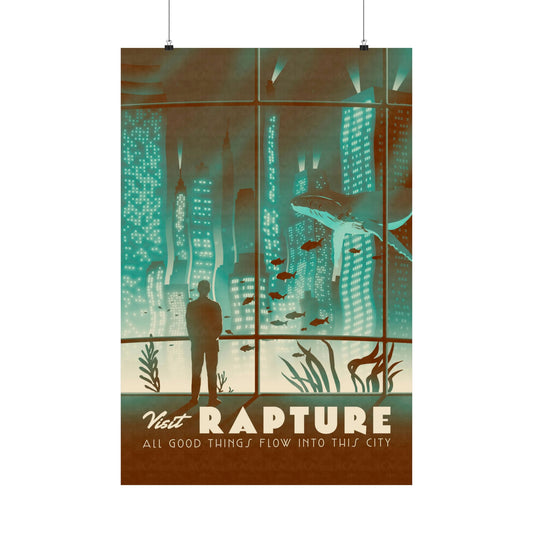 Visit Rapture Travel Poster