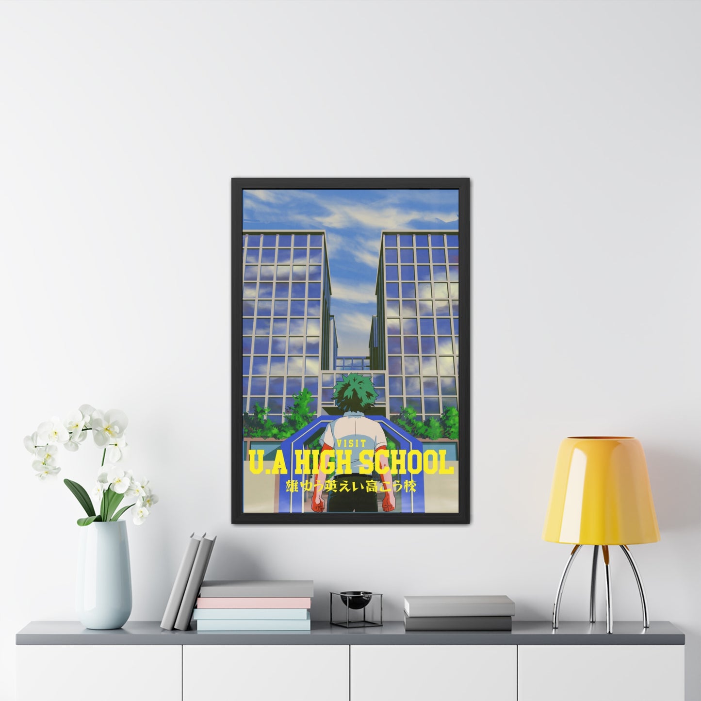 Visit UA High School Travel Poster (Framed)