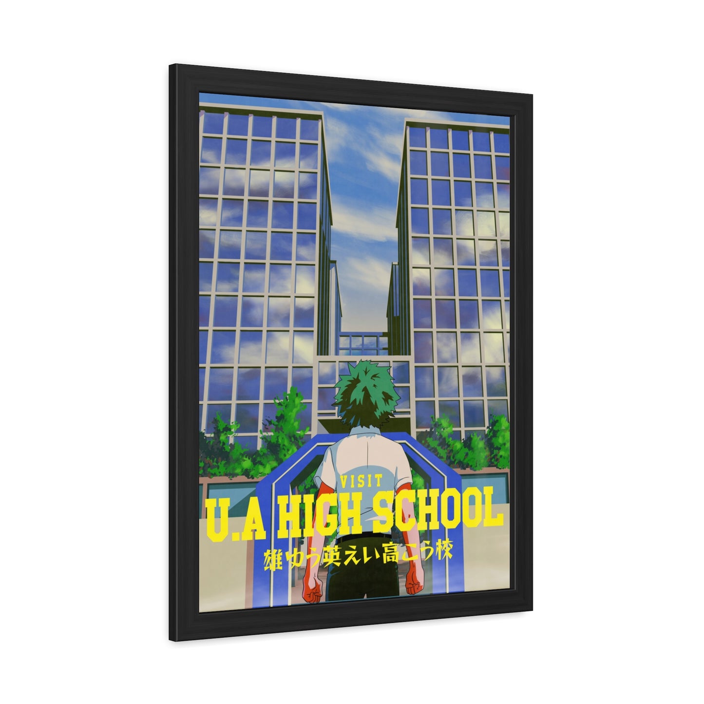 Visit UA High School Travel Poster (Framed)