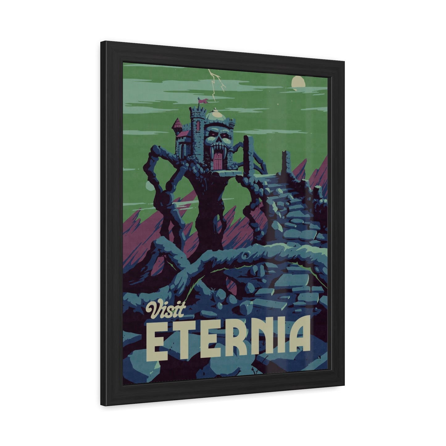 Visit Eternia Travel Poster (Framed)