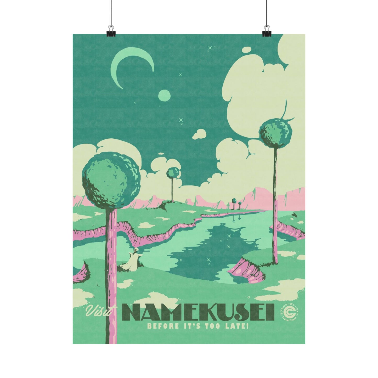 Visit Namekusei Travel Poster