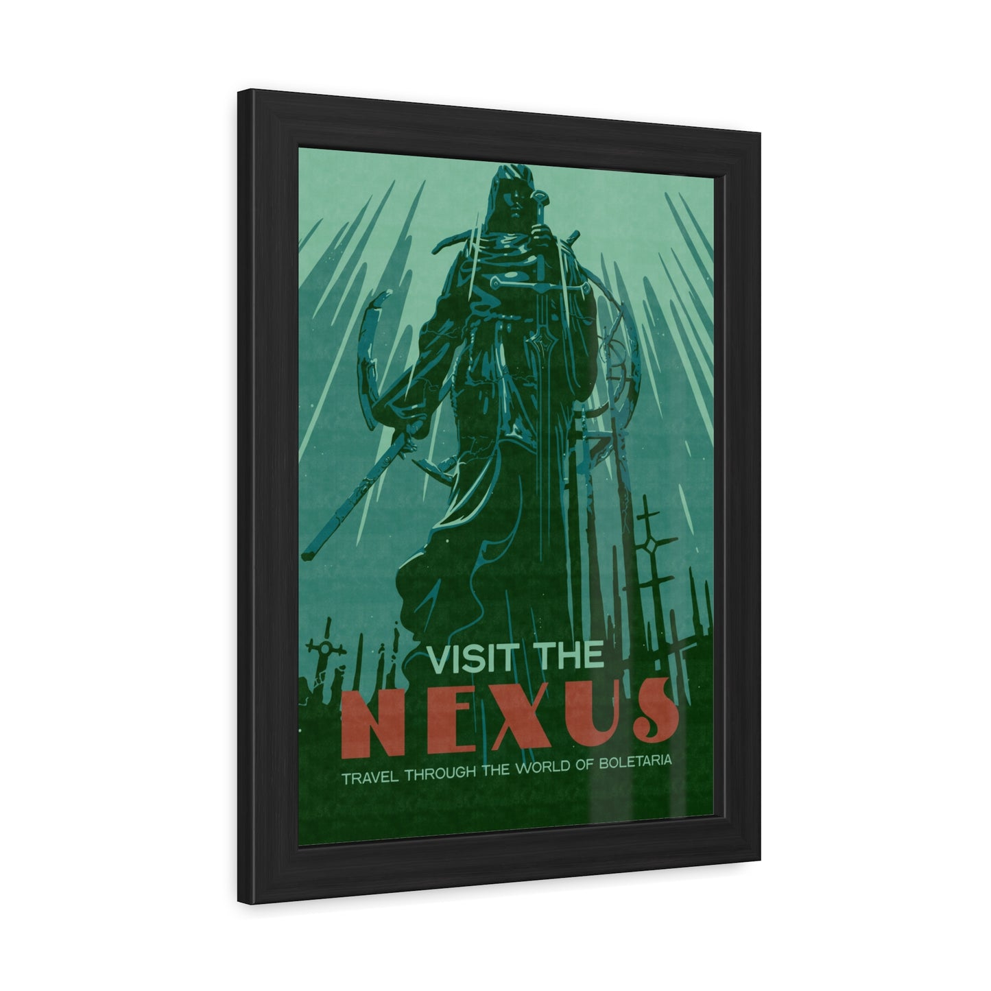 Visit The Nexus Travel Poster (Framed)