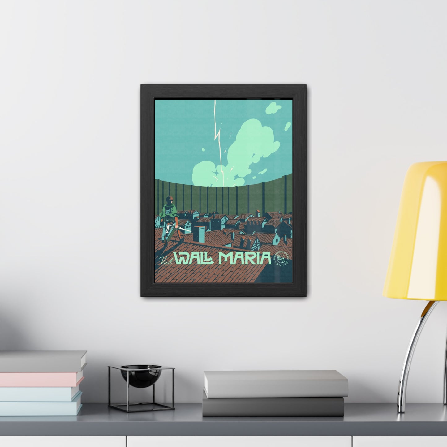 Visit Wall Maria Travel Poster (Framed)