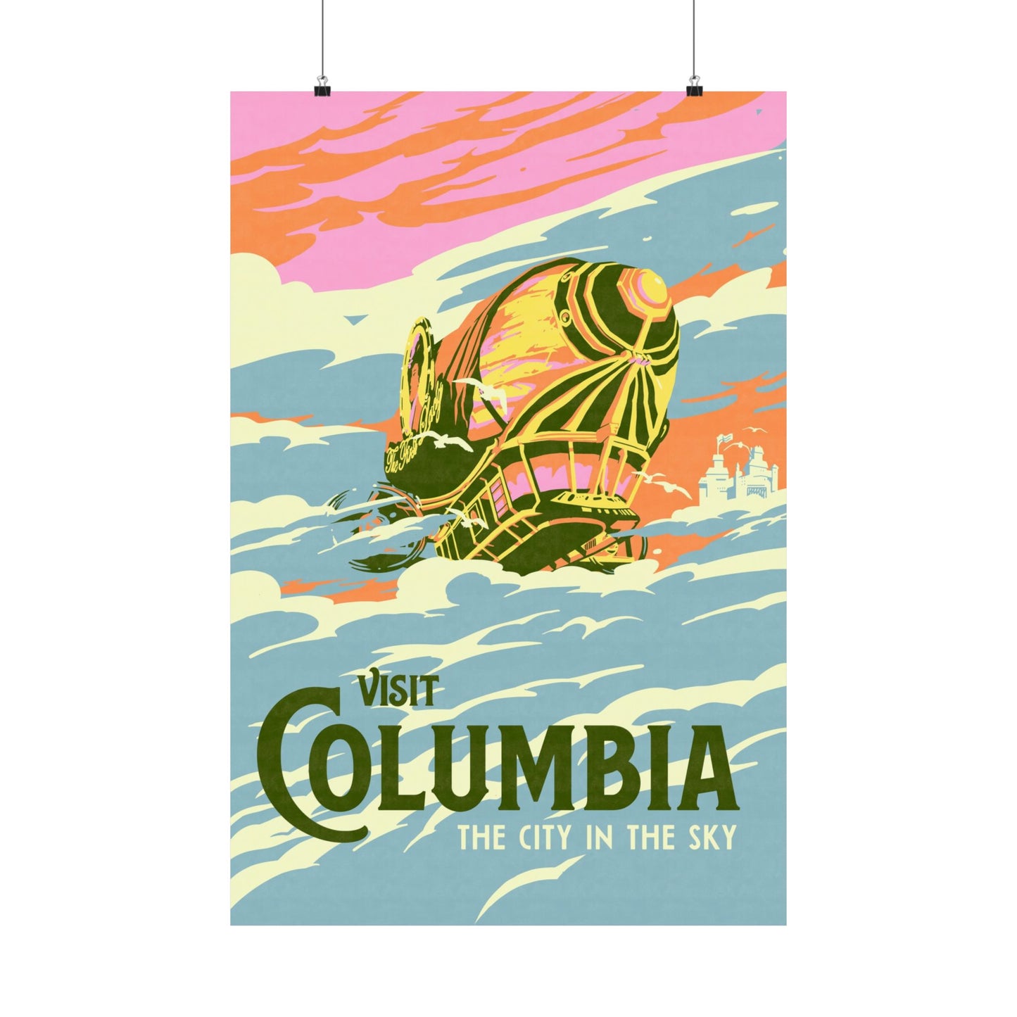 Visit Columbia Travel Poster