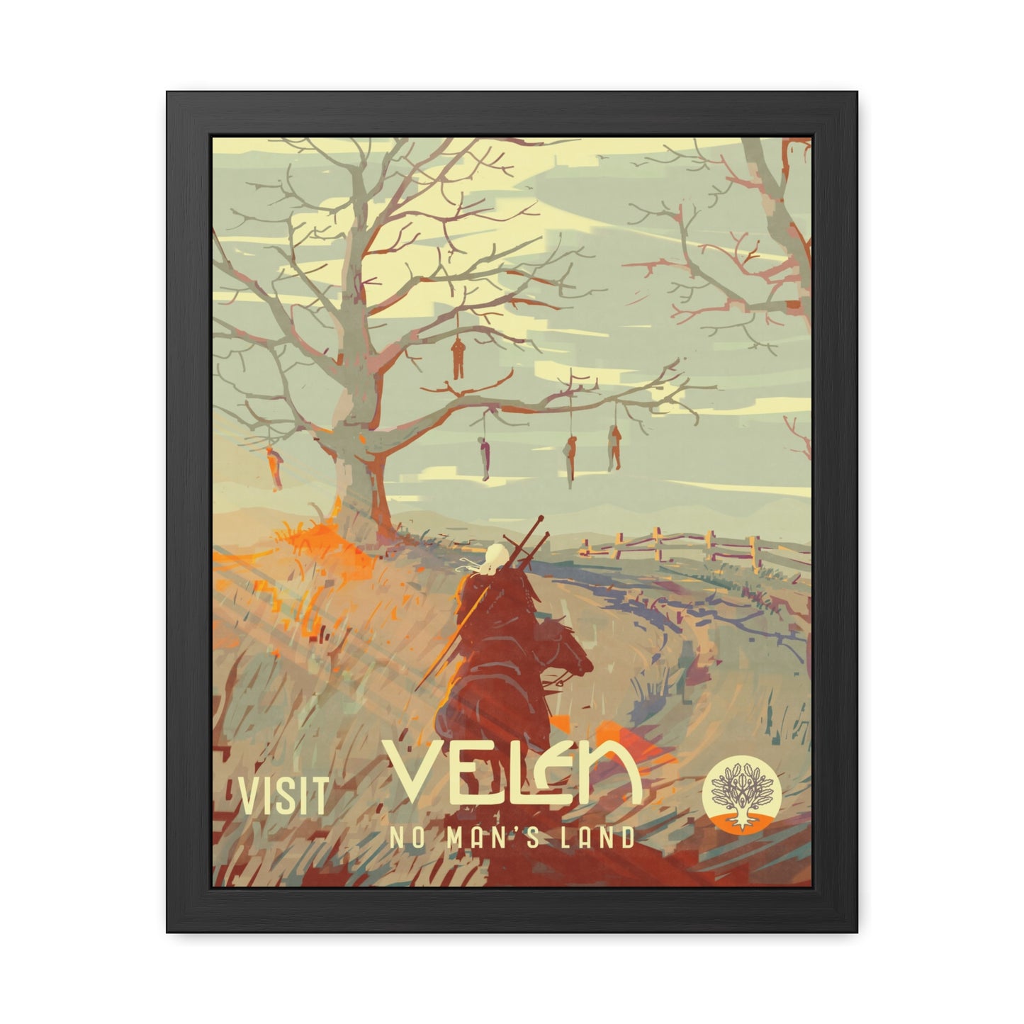 Visit Velen Travel Poster (Framed)