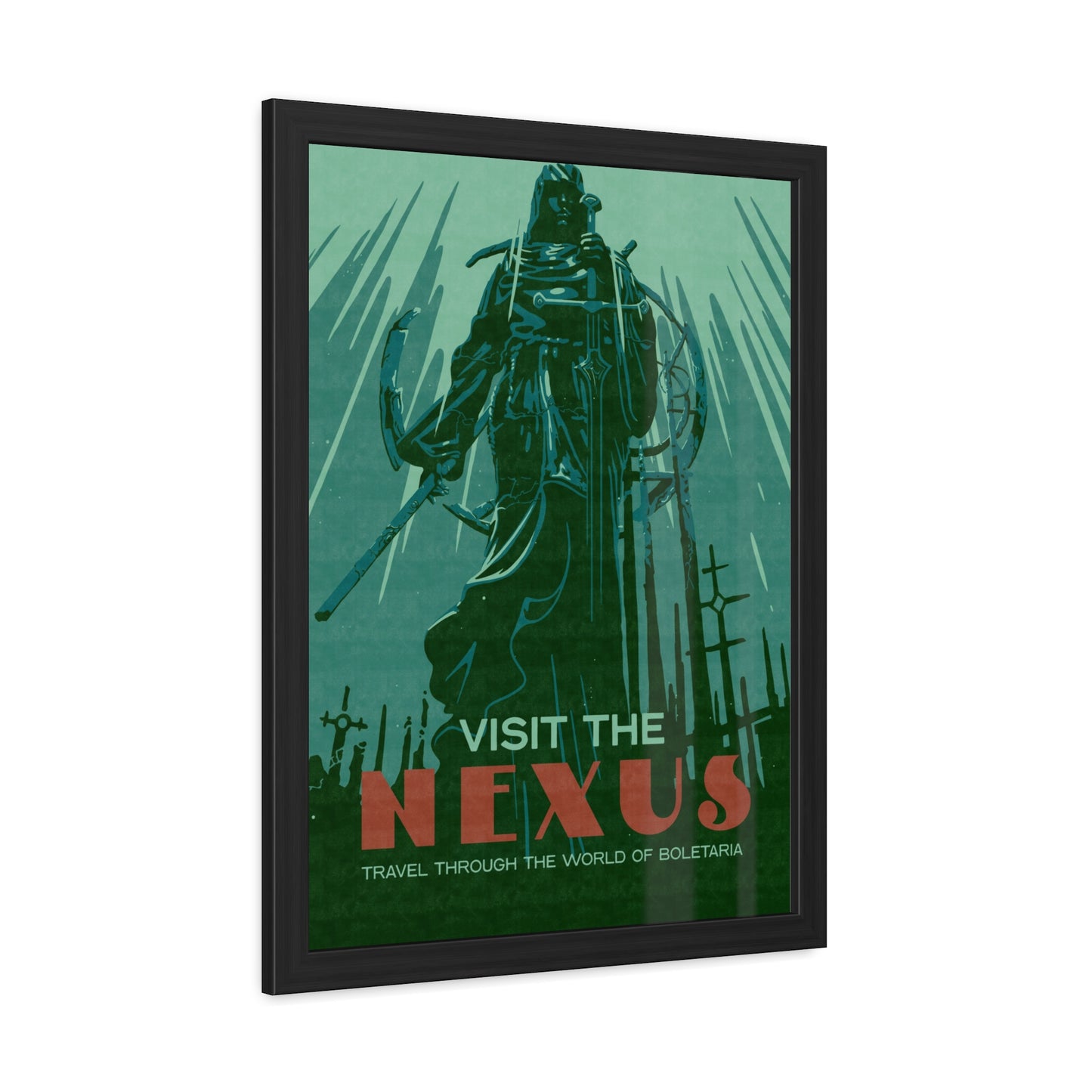 Visit The Nexus Travel Poster (Framed)