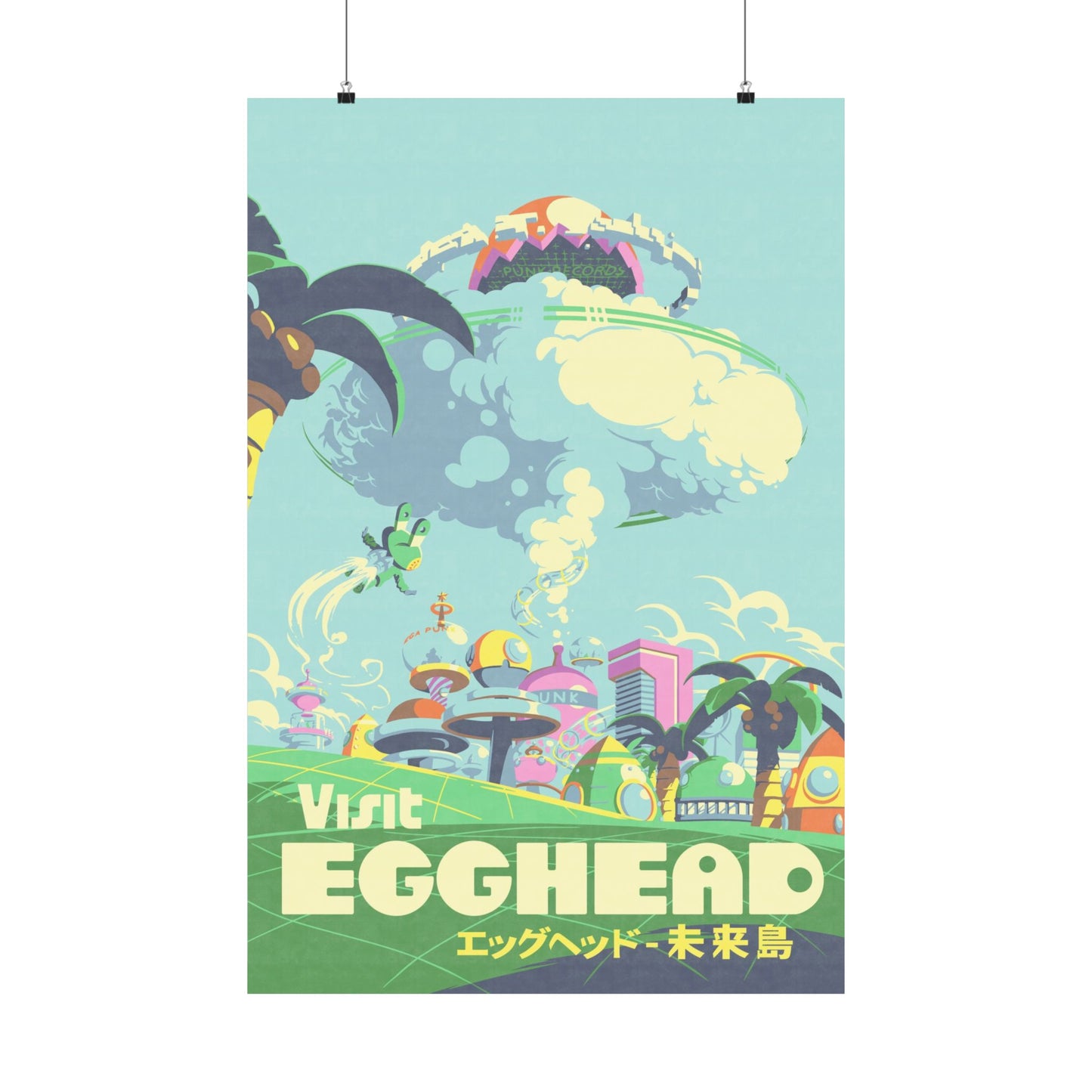 Visit Egghead Travel Poster