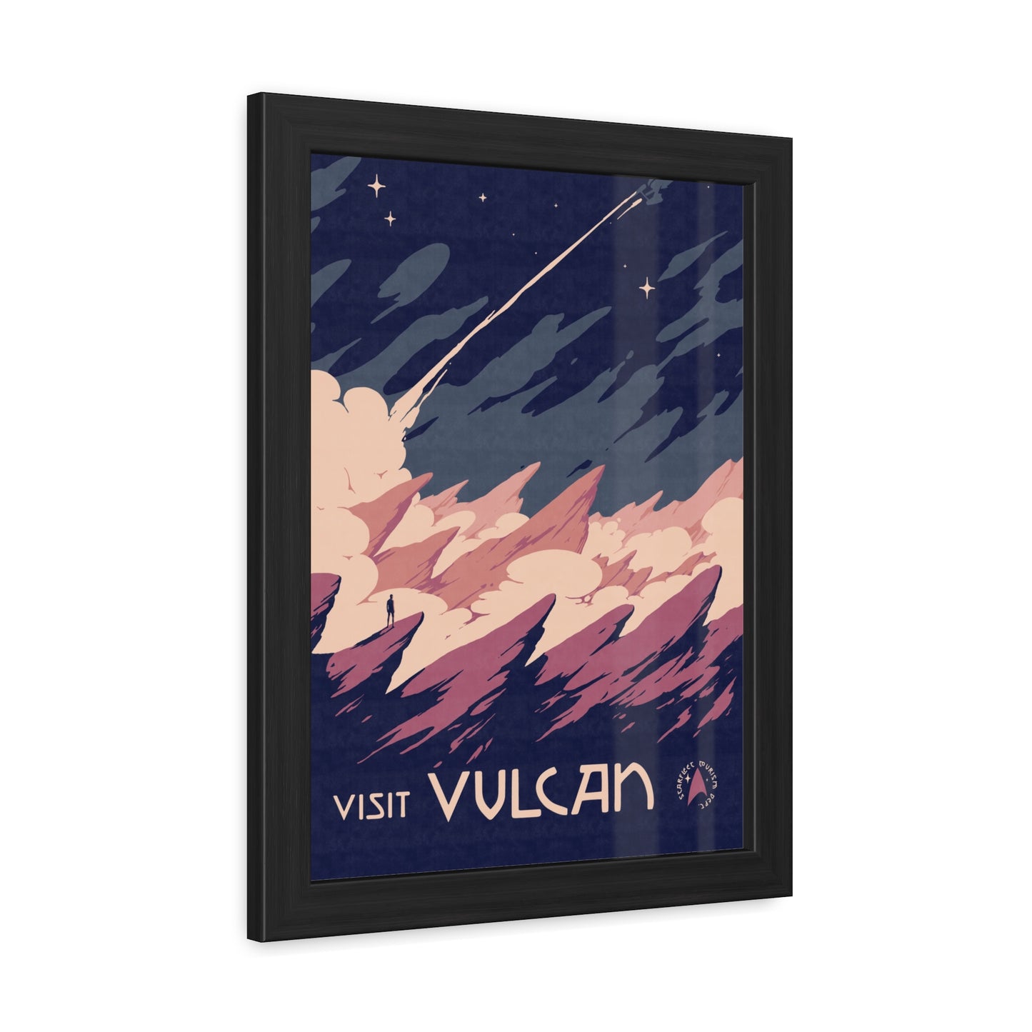 Visit Vulcan Travel Poster (Framed)