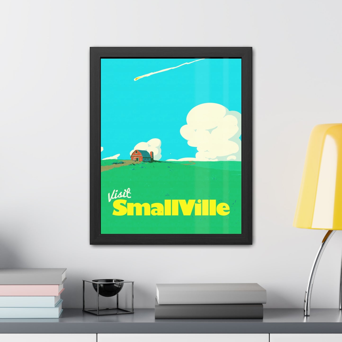 Visit Smallville Travel Poster (Framed)