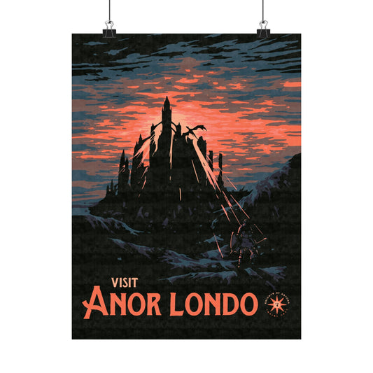 Visit Anor Londo Travel Poster