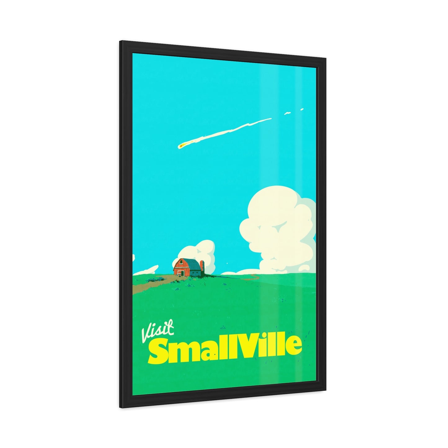 Visit Smallville Travel Poster (Framed)