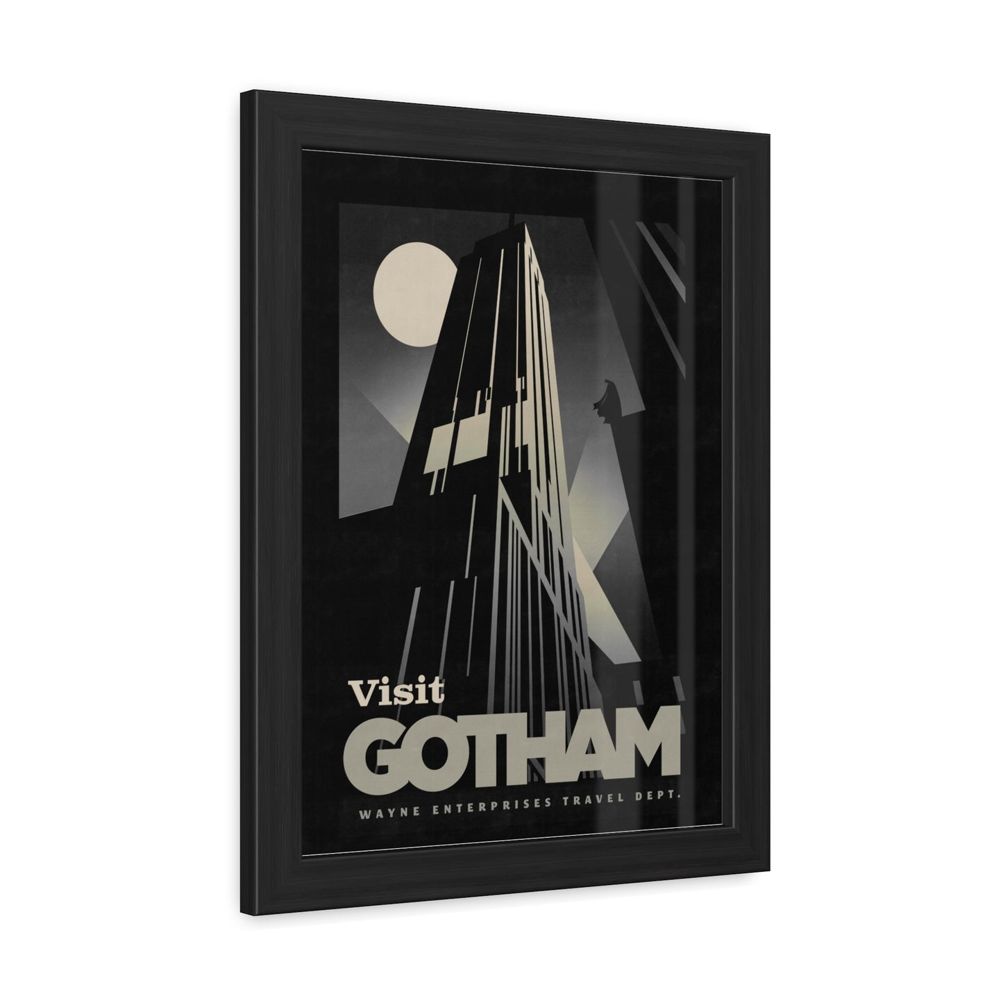Visit Gotham Travel Poster (Framed)