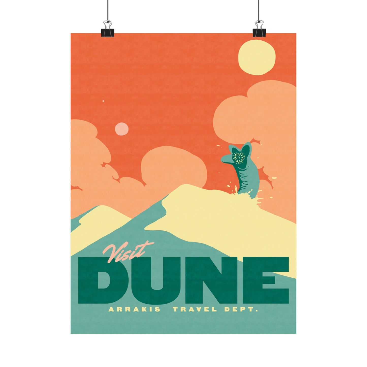 Visit Dune Travel Poster