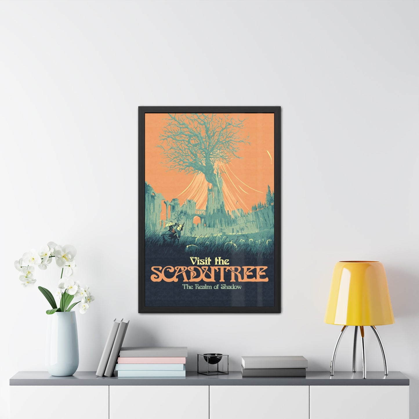 Visit The Scadutree Travel Poster (Framed)