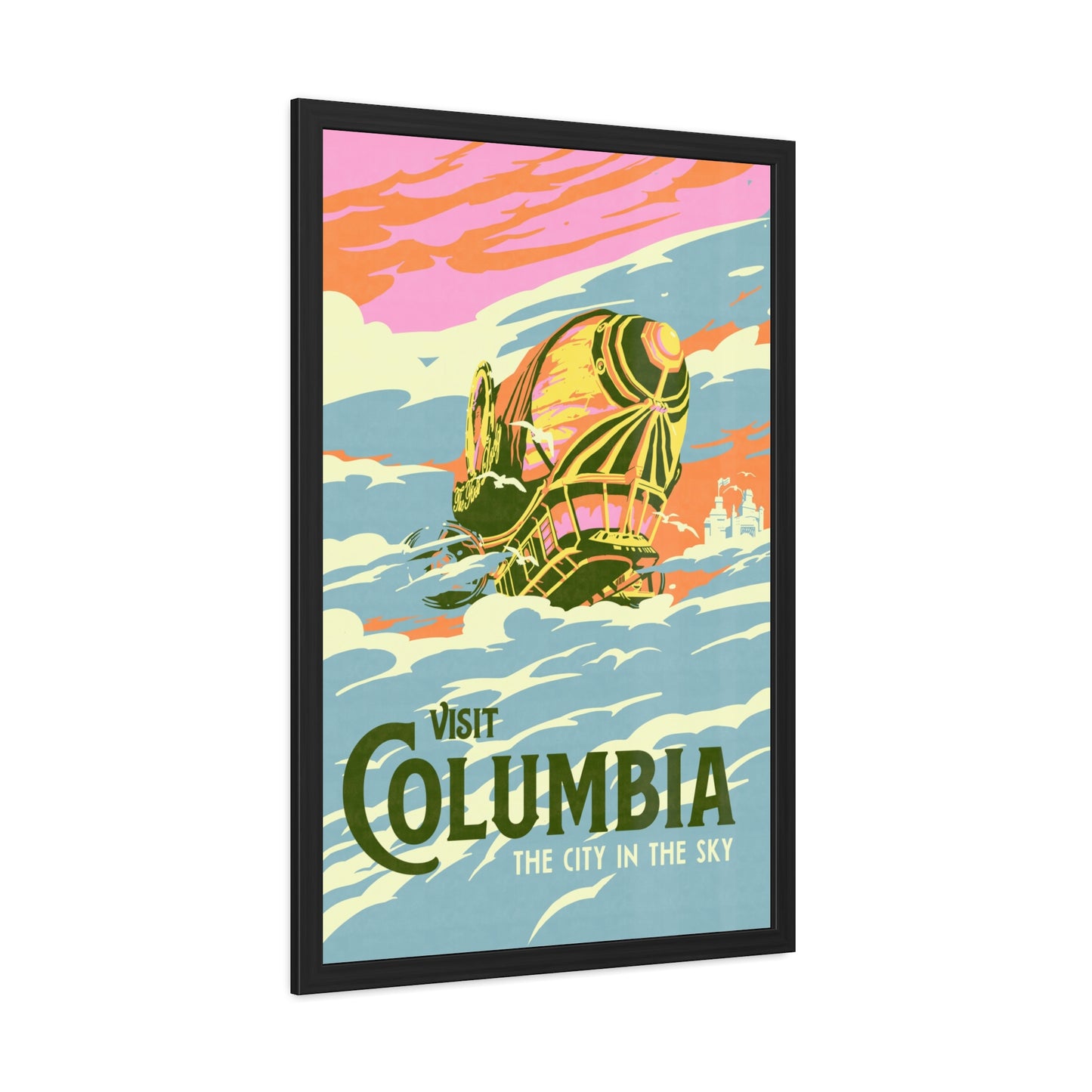 Visit Columbia Travel Poster (Framed)