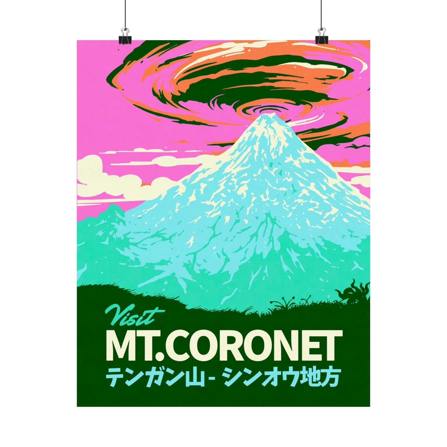 Visit Mt. Coronet Travel Poster