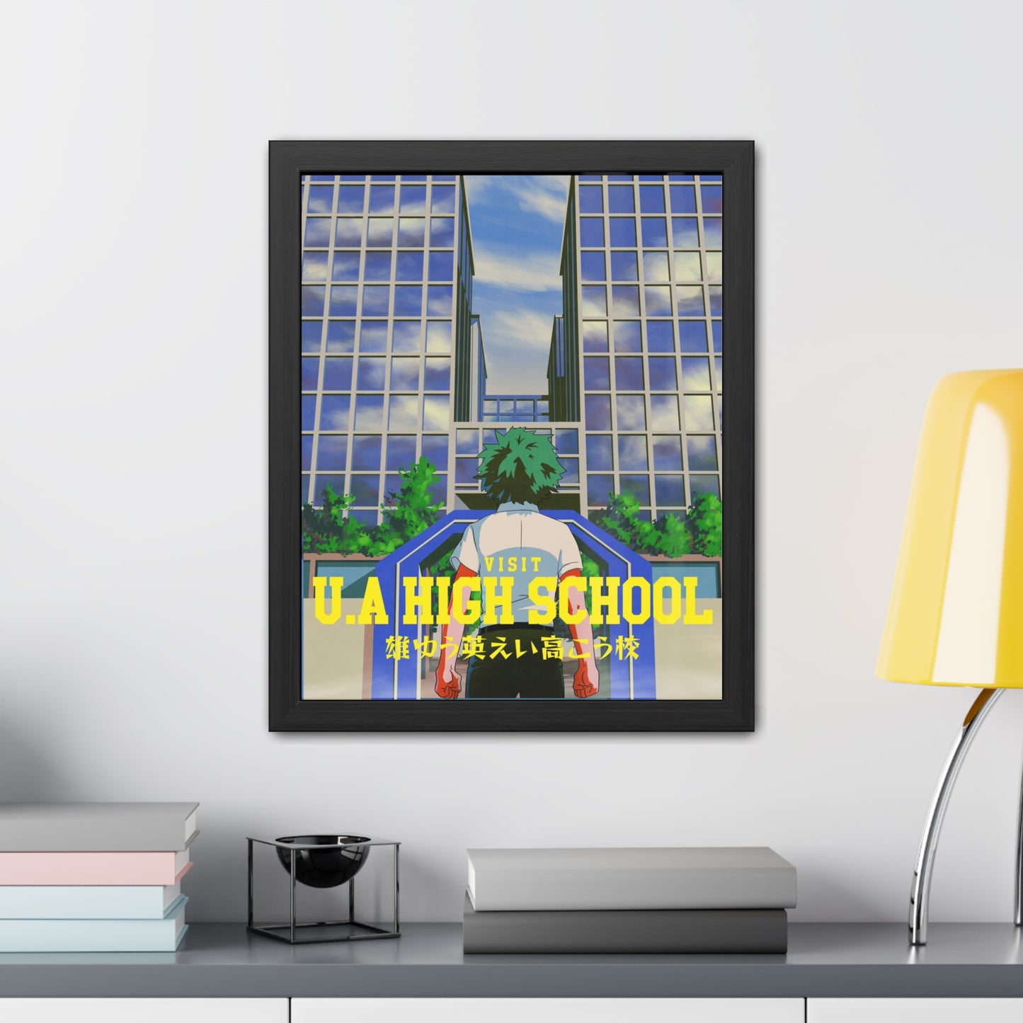 Visit UA High School Travel Poster (Framed)