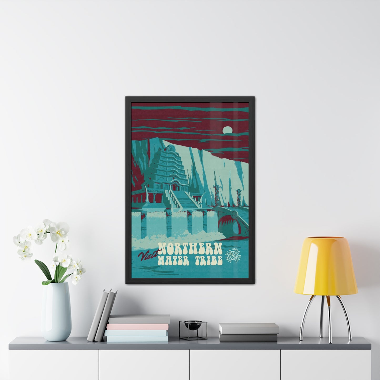 Visit Northern Water Tribe Travel Poster (Framed)