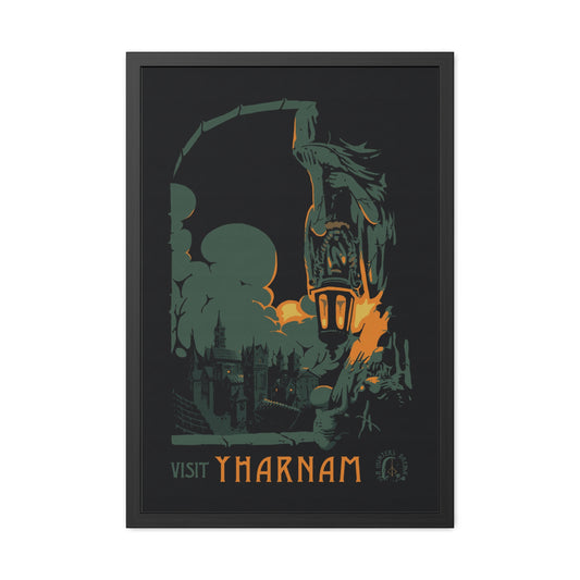 Visit Yharnam Travel Poster (Framed)