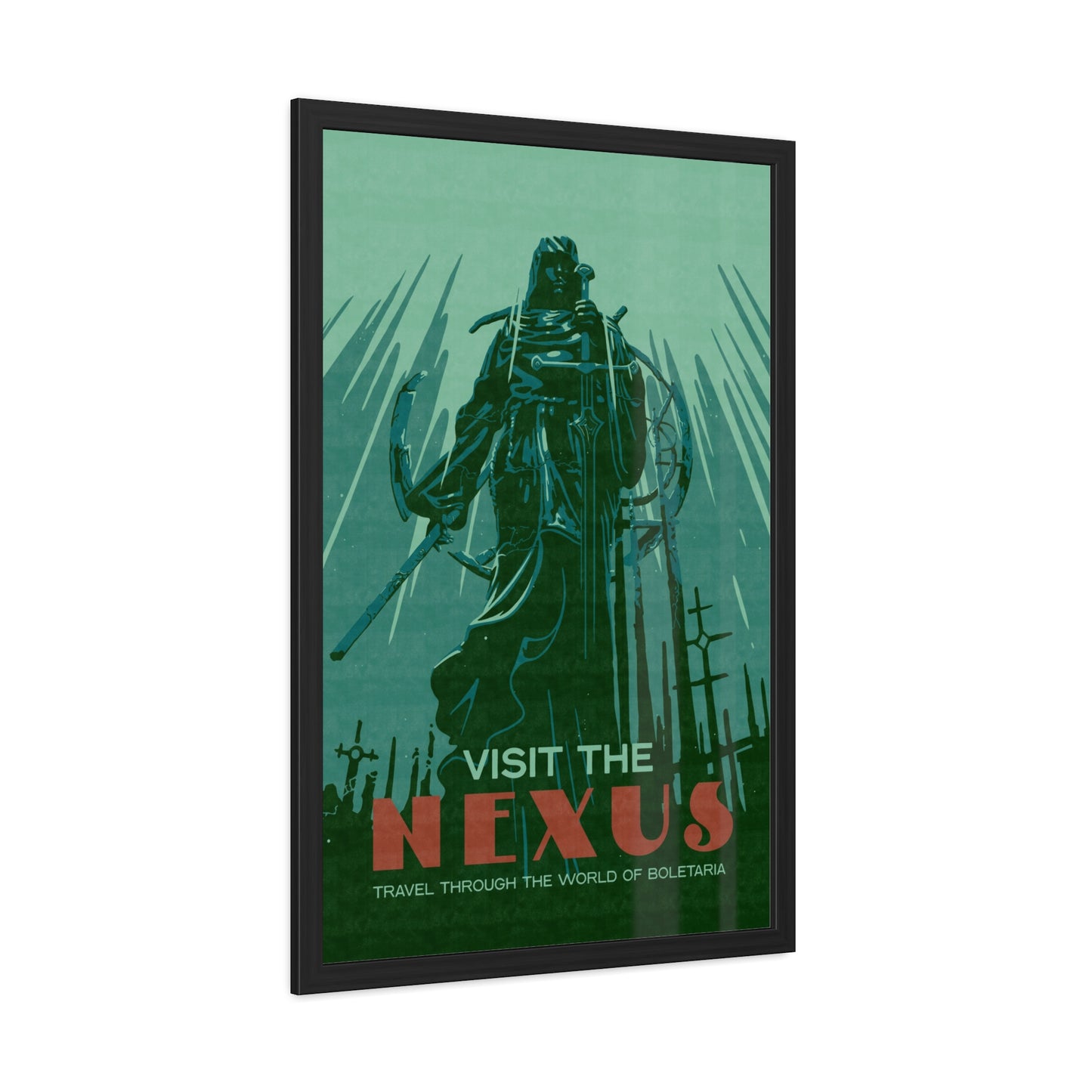 Visit The Nexus Travel Poster (Framed)