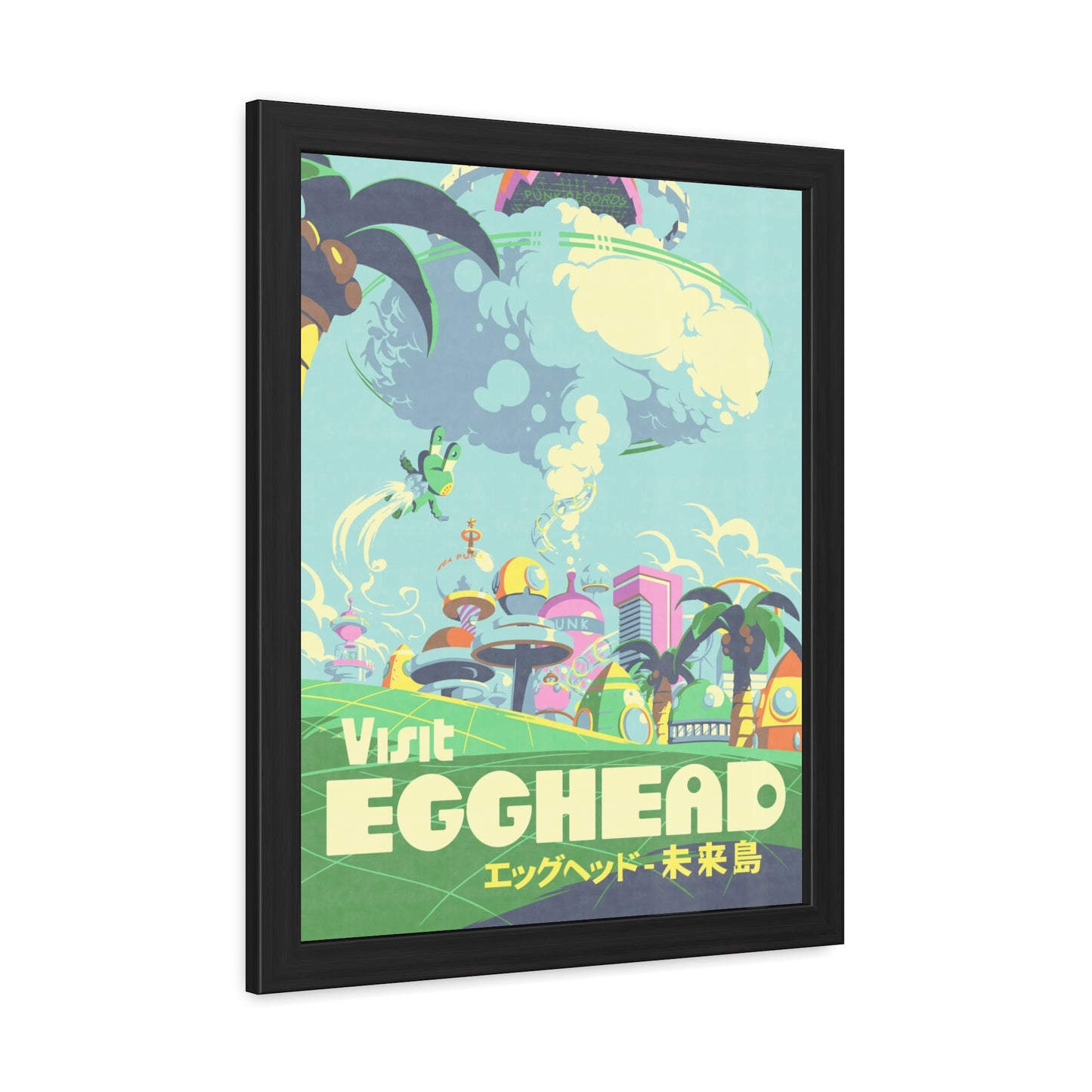 Visit Egghead Travel Poster (Framed)
