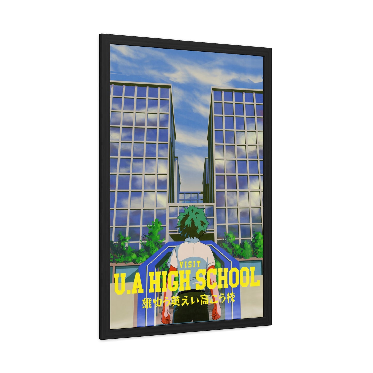 Visit UA High School Travel Poster (Framed)