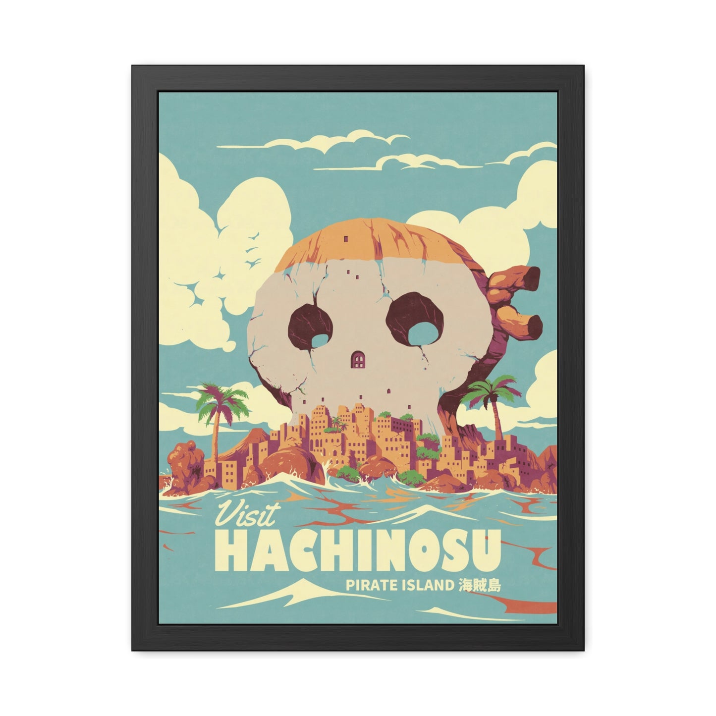 Visit Hachinosu Travel Poster (Framed)