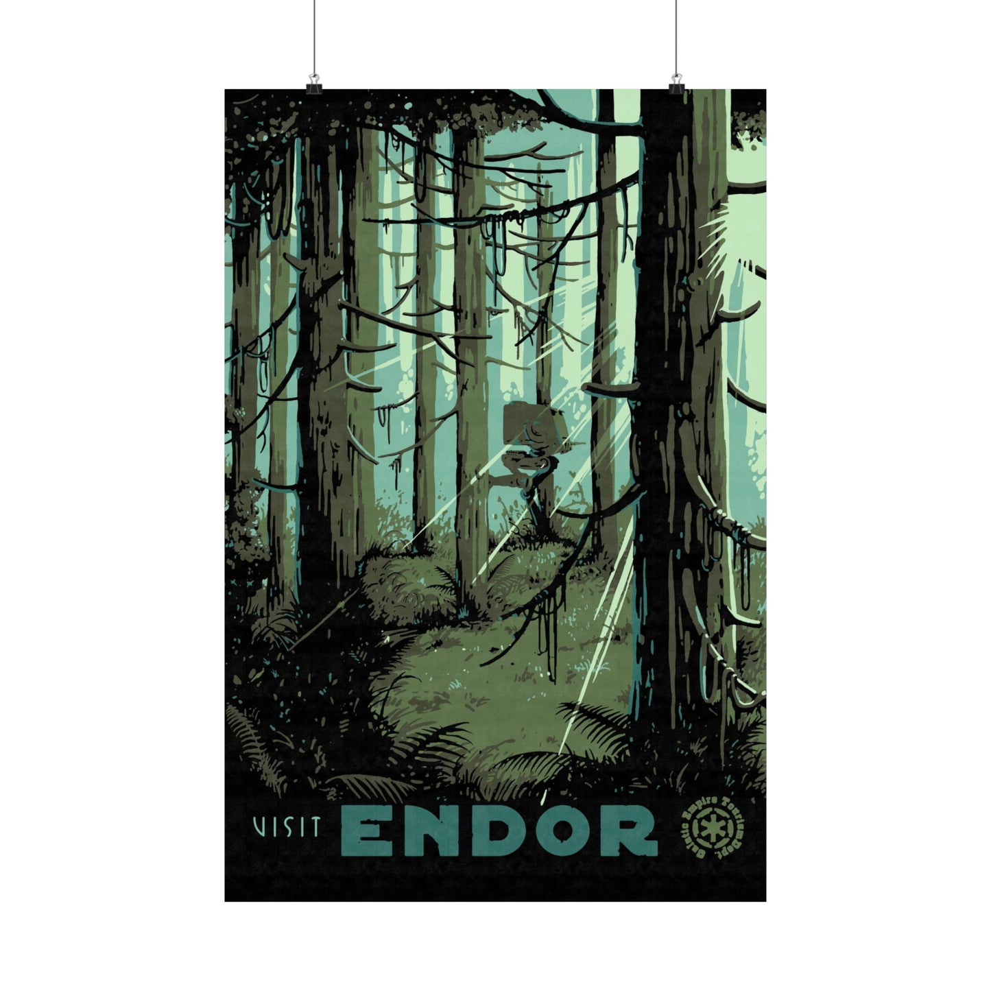 Visit Endor Travel Poster