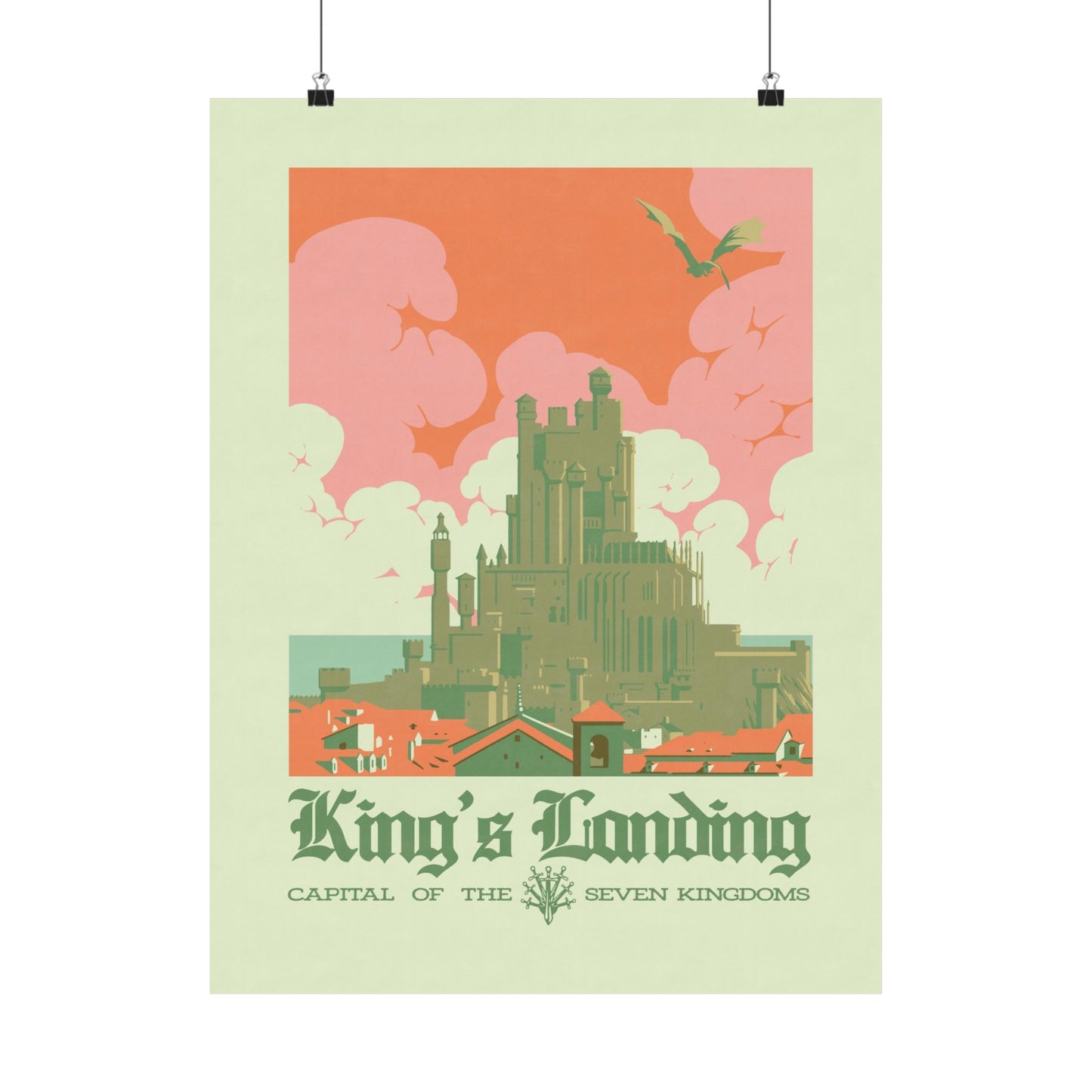 Visit Kings Landing Travel Poster