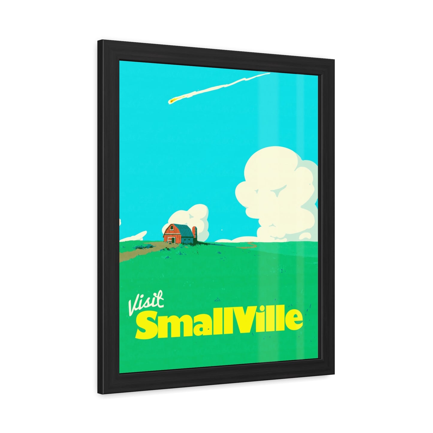 Visit Smallville Travel Poster (Framed)