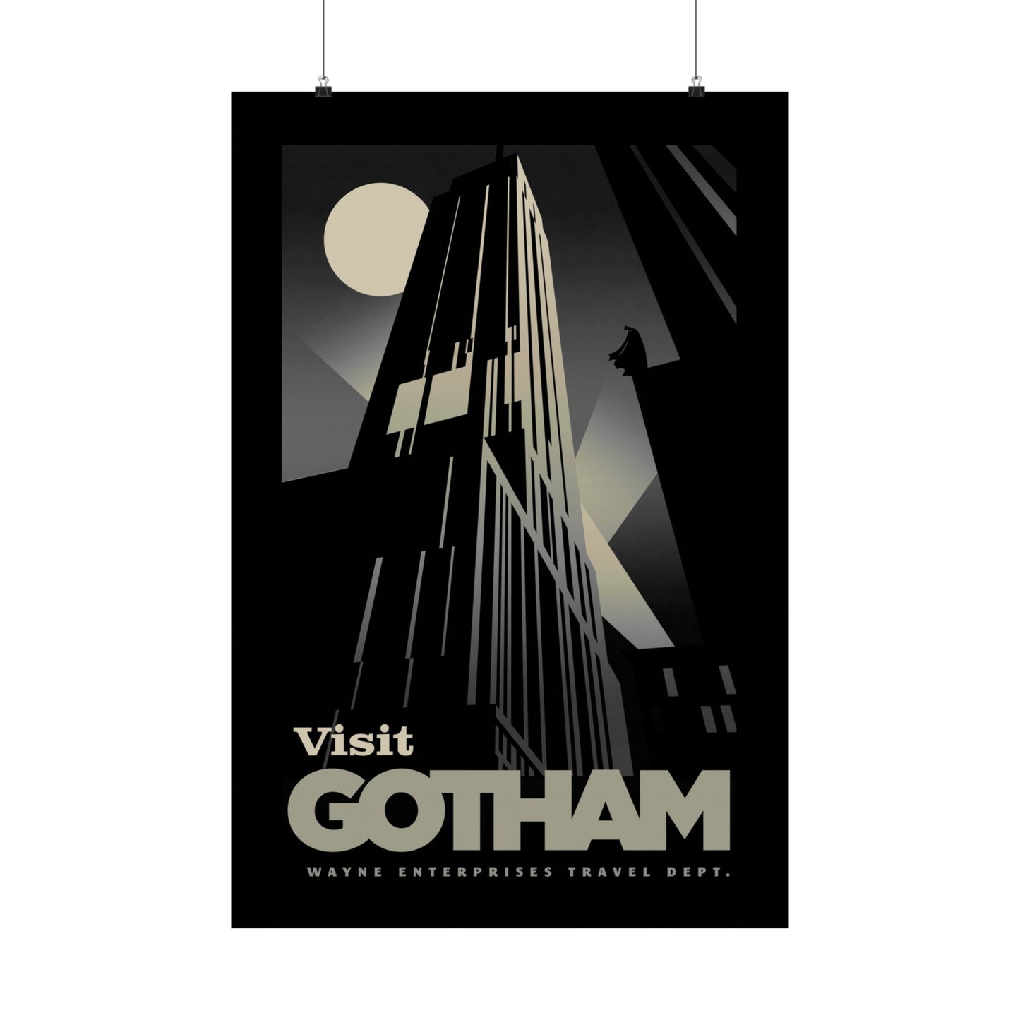 Visit Gotham Travel Poster