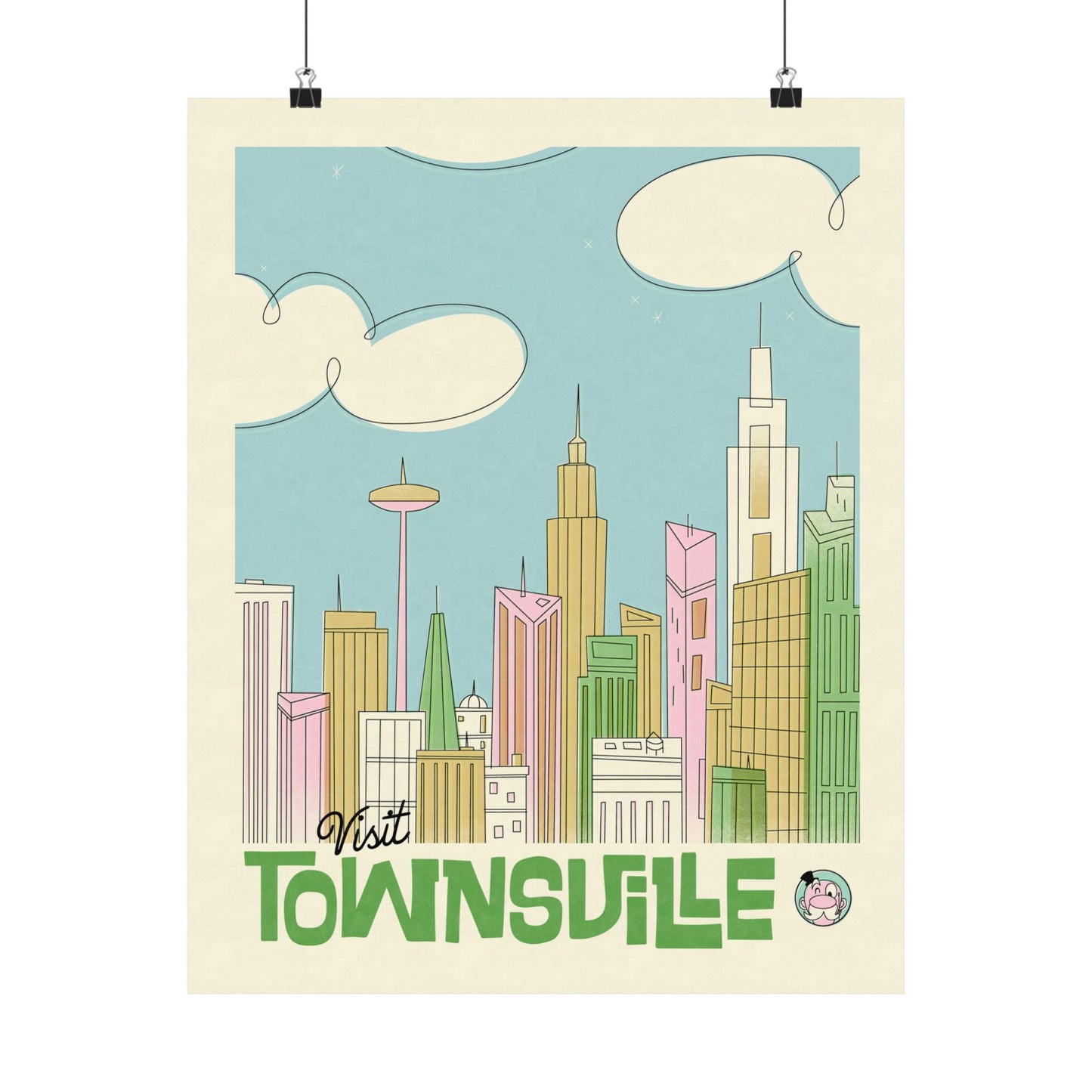 Visit Townsville Travel Poster