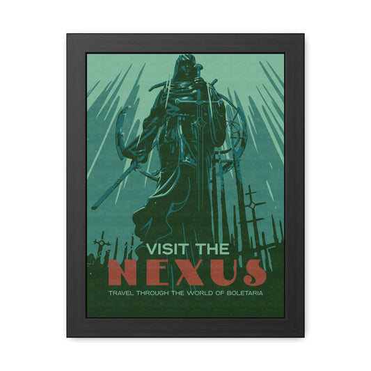 Visit The Nexus Travel Poster (Framed)