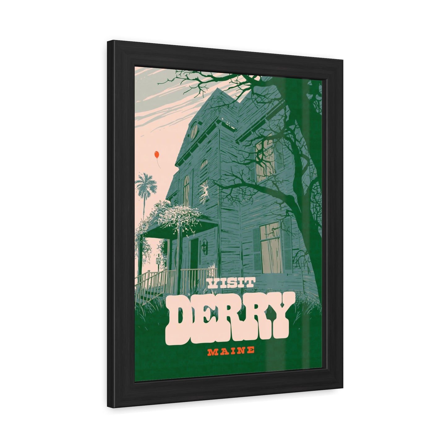 Visit Derry Travel Poster (Framed)