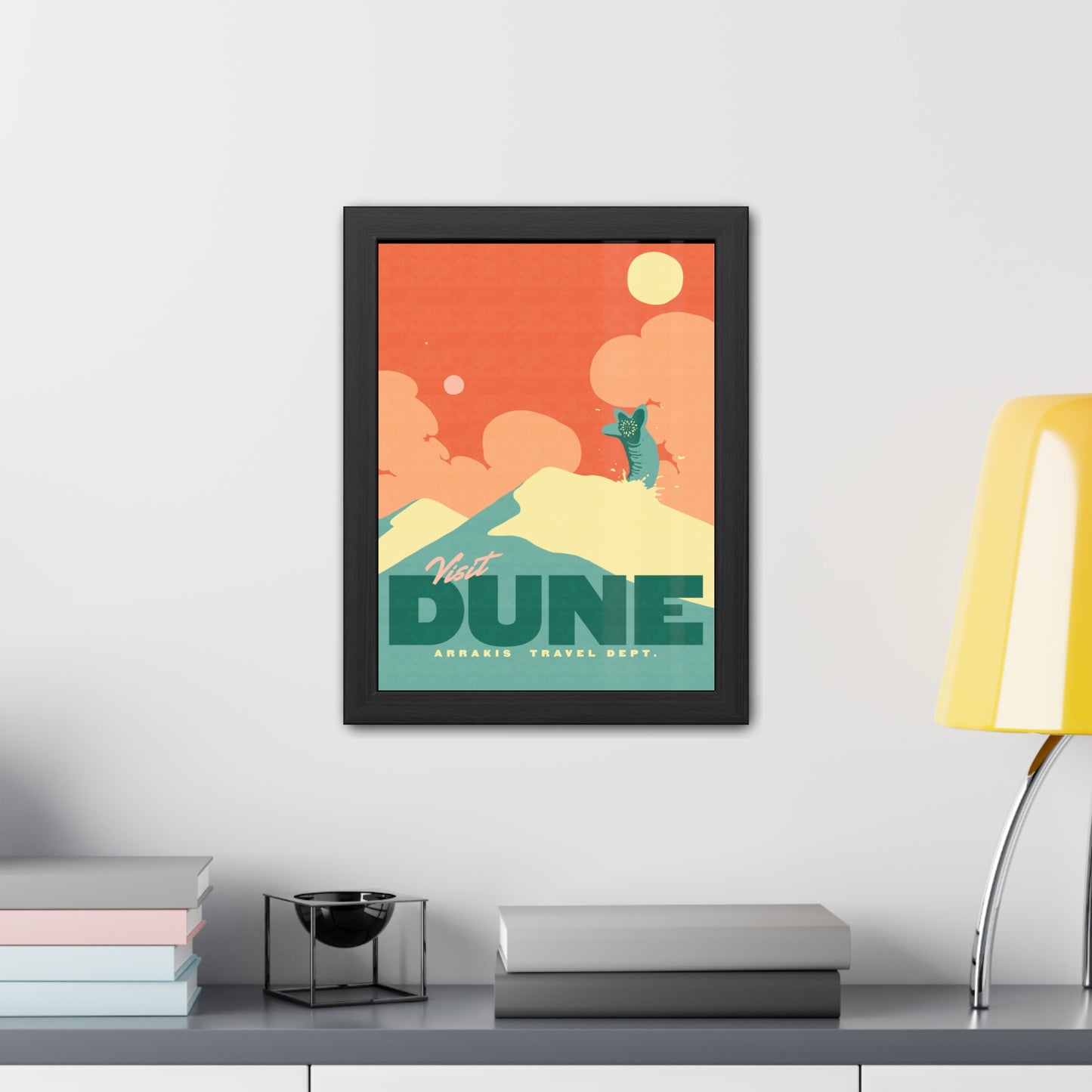 Visit Dune Travel Poster (Framed)