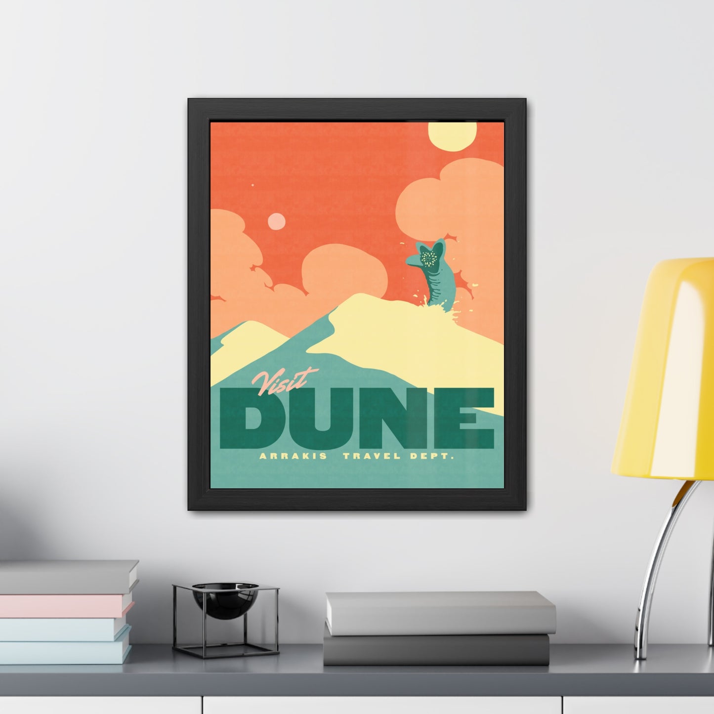 Visit Dune Travel Poster (Framed)