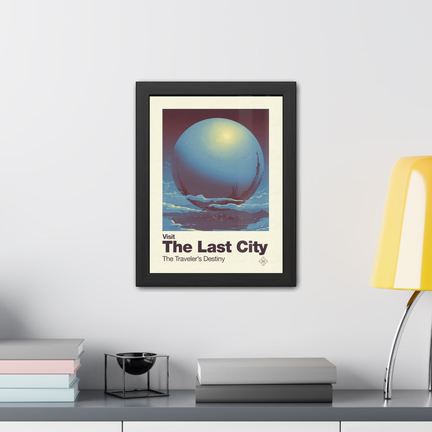 Visit The Last City Travel Poster (Framed)
