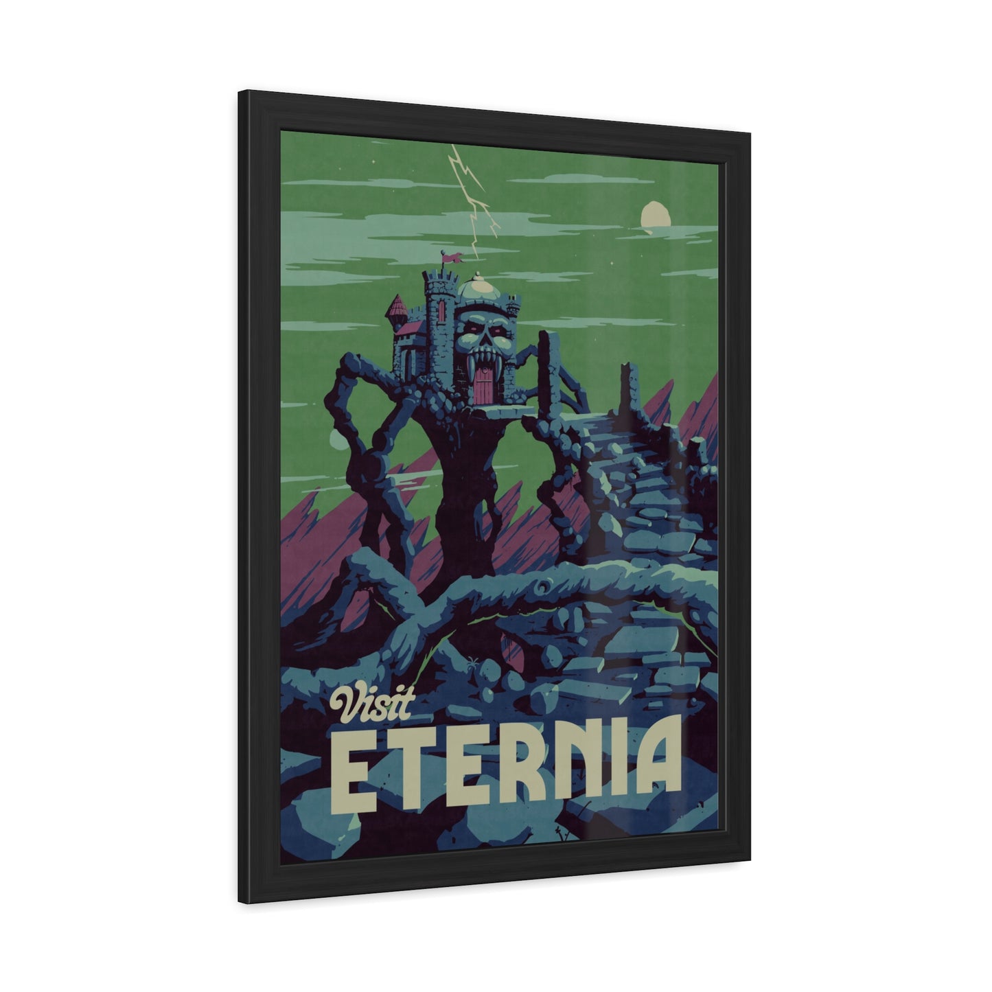 Visit Eternia Travel Poster (Framed)