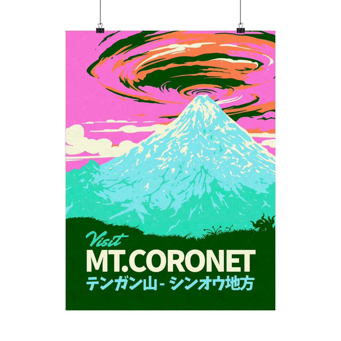 Visit Mt. Coronet Travel Poster