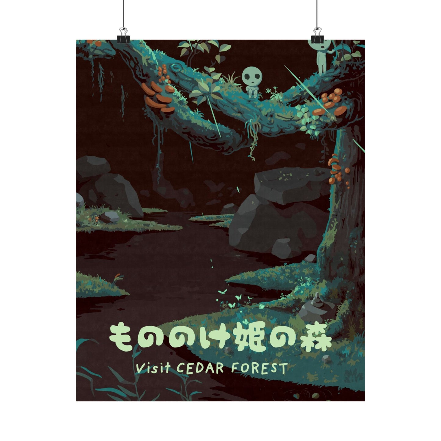 Visit Cedar Forest Travel Poster