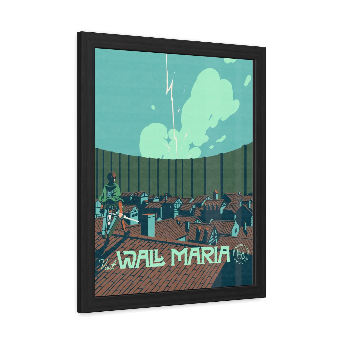 Visit Wall Maria Travel Poster (Framed)