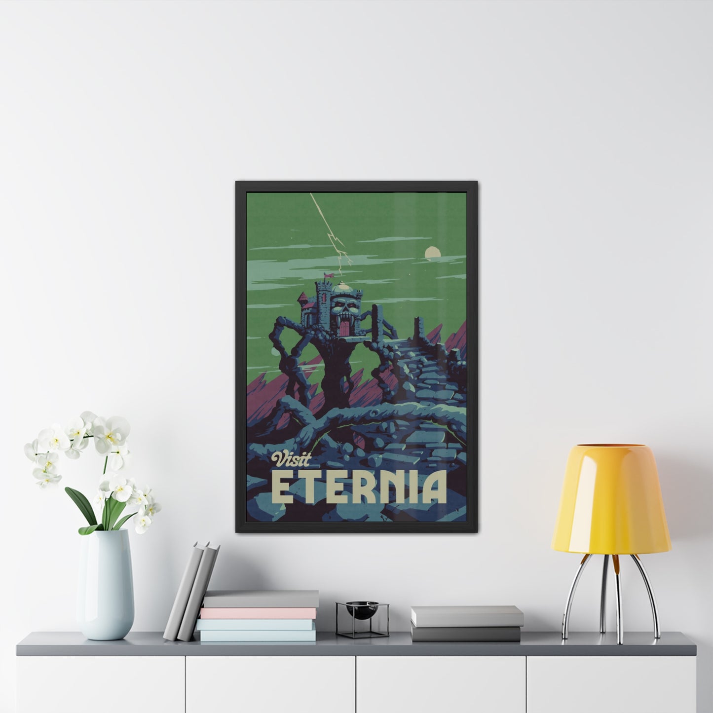 Visit Eternia Travel Poster (Framed)